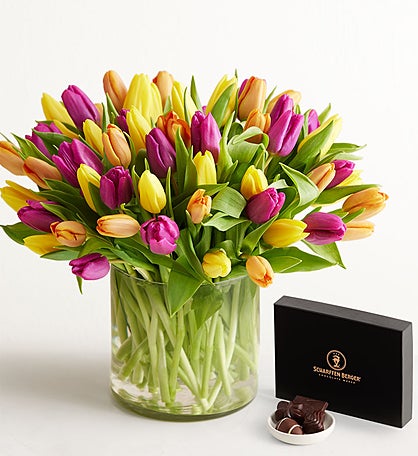 Deluxe Spring Assorted Tulip Bouquet