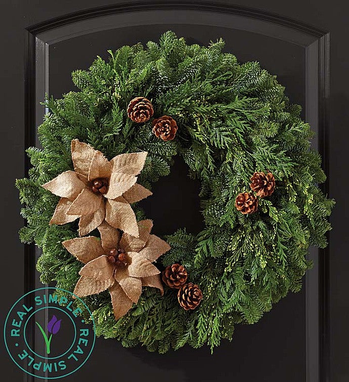 Real Simple® Pinecone Wreath