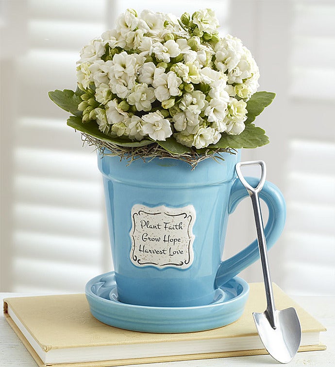 Inspirational Flower Pot Mug
