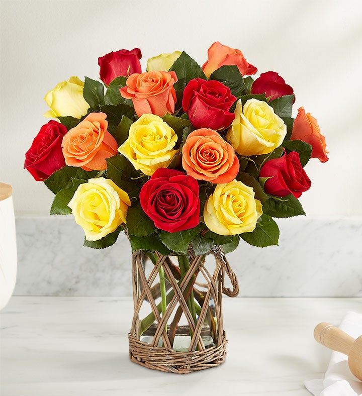 Autumn Roses + Free Shipping