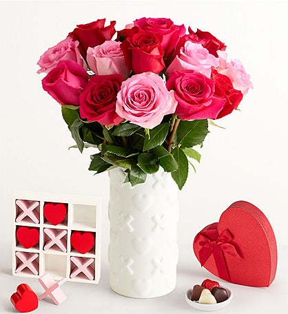 Enchanted Rose Medley, 18 Stems