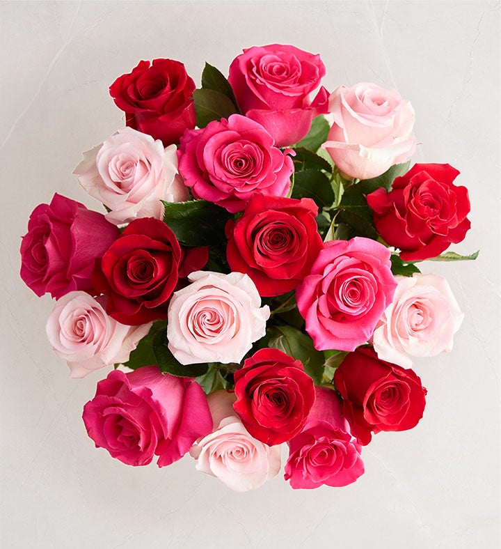 Enchanted Rose Medley Bouquet, 18 Stems