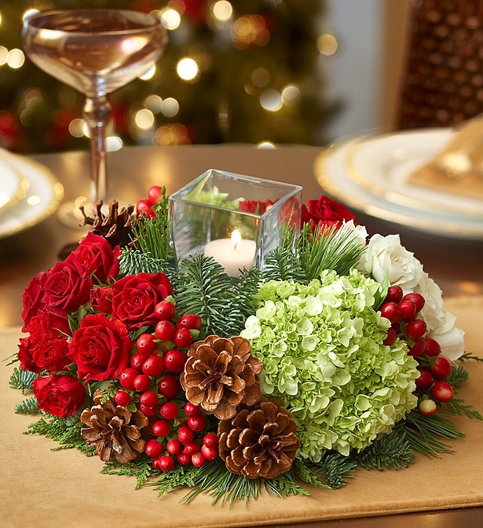 very merry modern centerpiece very merry modern centerpiece