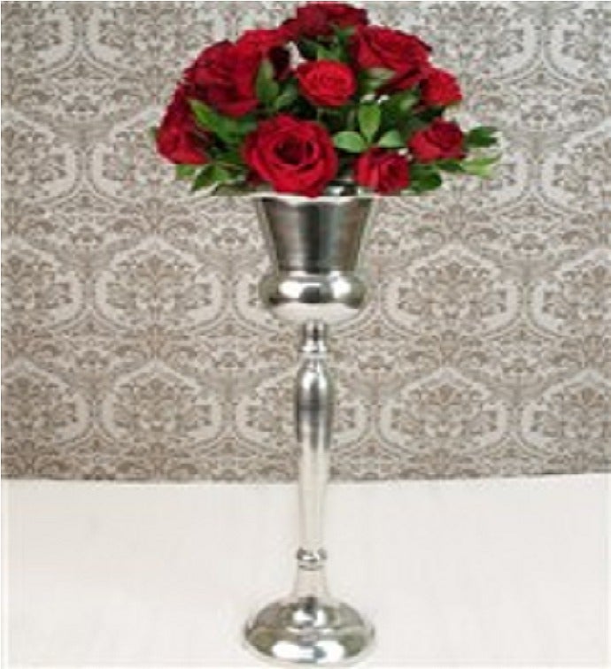 Champagne Stand of Red Roses