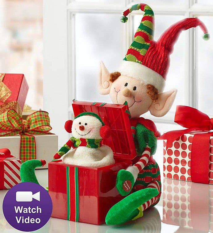 Joyful Holiday Animated Elf