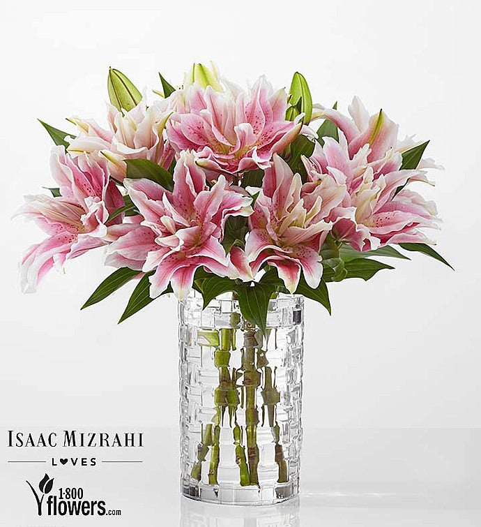 Blushing   Double Bloom Lilies by Isaac Mizrahi