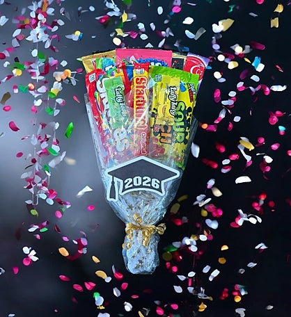 Graduation Candy Bouquet - Non-chocolate