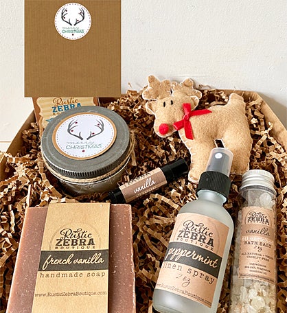 Merry Christmas Antlers Gift Box