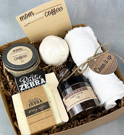 Coffee & Calm Spa Gift Box for Mom