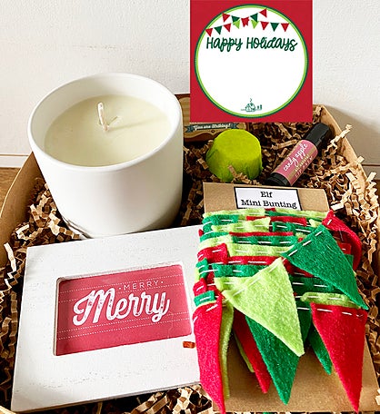 Holiday Banner Gift Box