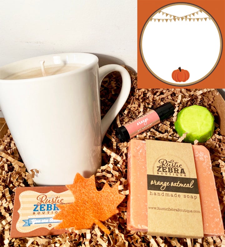 Pumpkin Banner Fall Gift Box