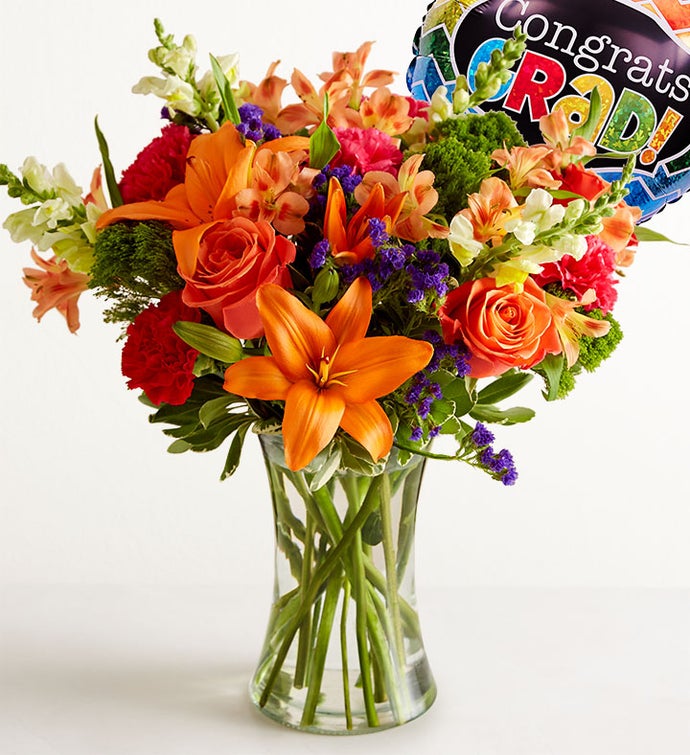 Vibrant Floral Medley™ for Graduation