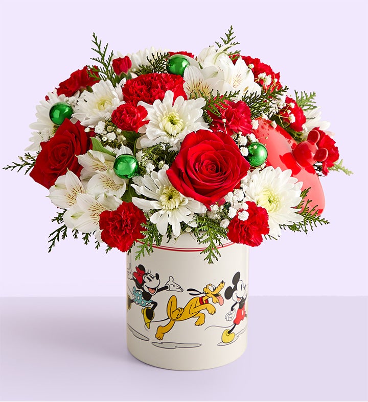 Disney Mickey Mouse & Friends Holiday Cookie Jar