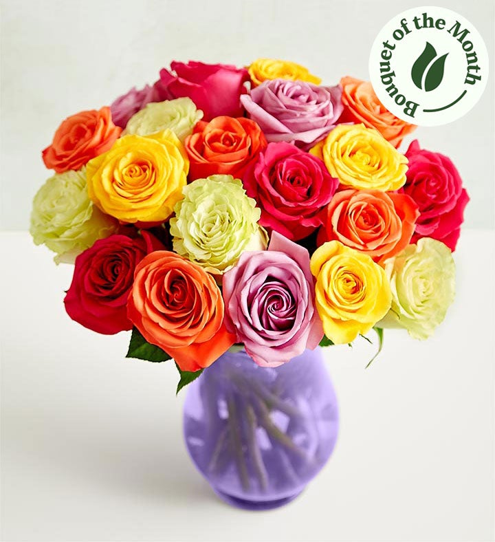 Bouquet of the Month: Two Dozen Assorted Roses