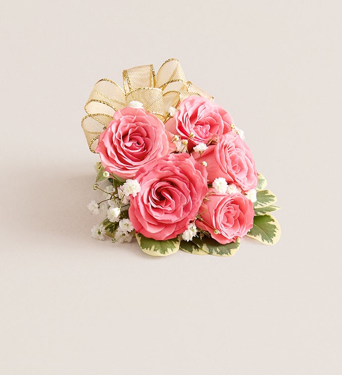 Pink Spray Rose Corsage