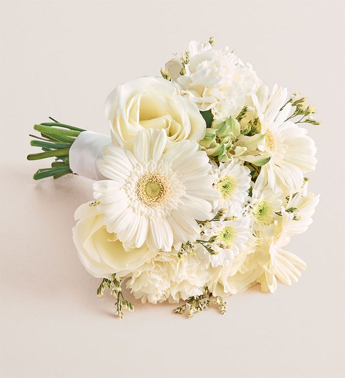 Prom Bouquet White