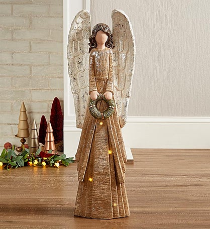 Glistening Holiday Angel- 28”