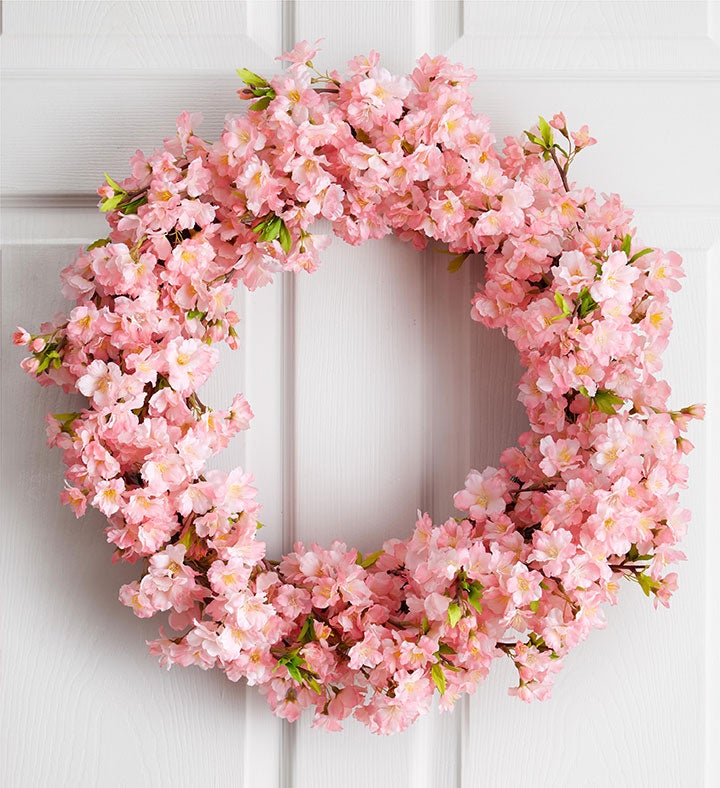 Blooming Cherry Blossom Wreath  24”