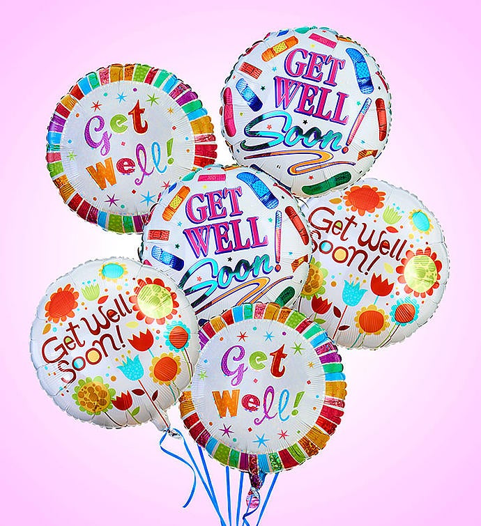 Air Rangement® Get Well Mylar Balloons