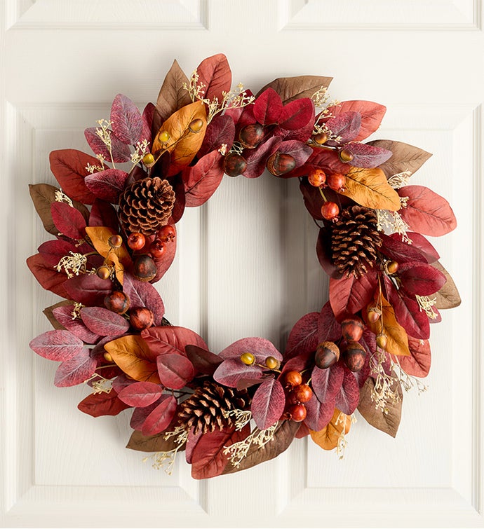 Sunset Harvest Wreath
