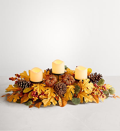 Maple Pumpkin Centerpiece