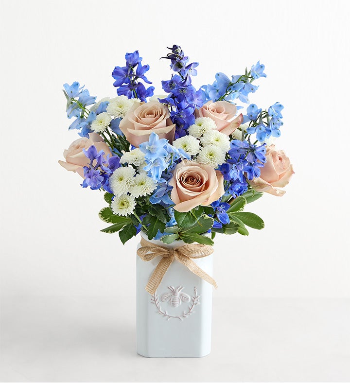 Honey Bee Buzz™ Delphinium Bouquet