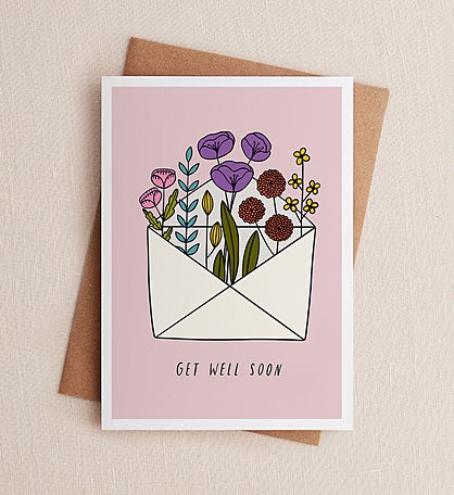 Get Well Soon Get Well Greeting Card
