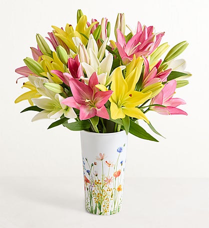 Sweet Spring Lilies for Mother's Day