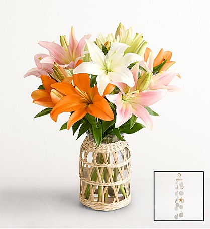 Vibrant Summer Lily Bouquet