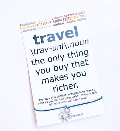 Travel Definition Bracelet