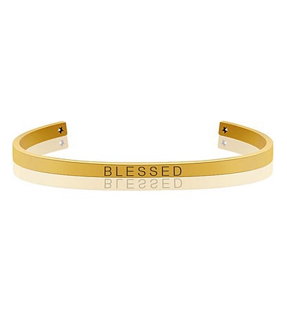 Anavia - Blessed Motivational Cuff Bangle Bracelet
