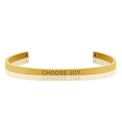 Anavia - Choose Joy Motivational Cuff Bangle Bracelet