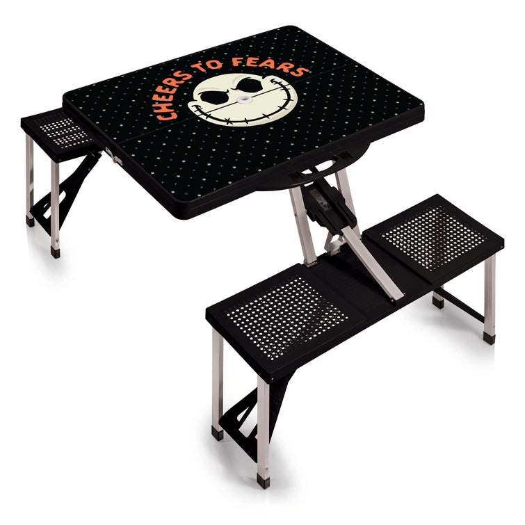 Nightmare Before Christmas Jack Picnic Table Portable Folding Table