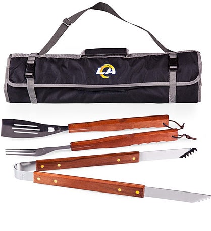 NFL 3-piece Bbq Tote & Grill Set