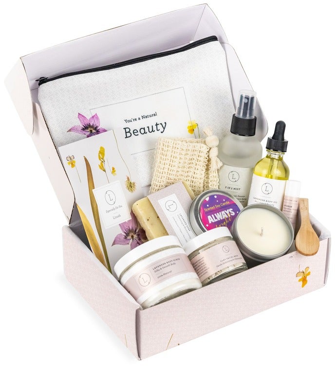 Spa Aromstherapy Gift   Natural Lavender Bath & Body Relaxing Package