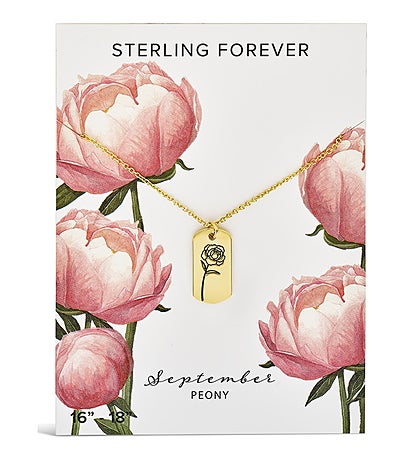 Birth Flower Necklace