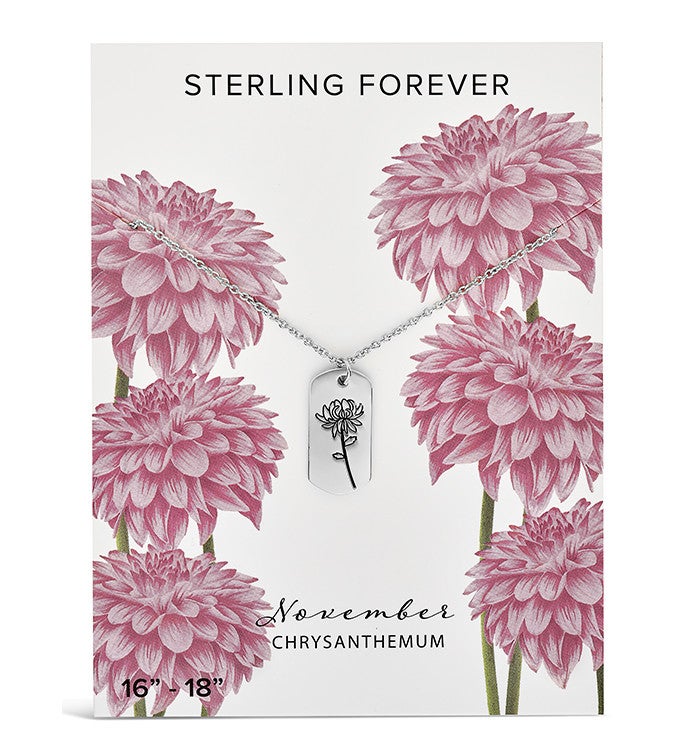 Birth Flower Necklace