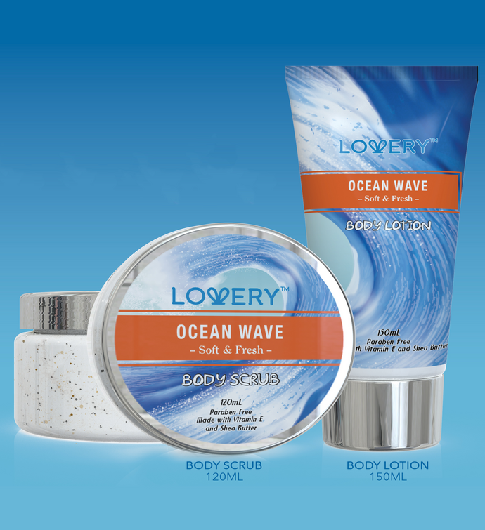 Bath & Body Spa Gift Baskets   Ocean Wave In Heart Jeweled Holder   11pc