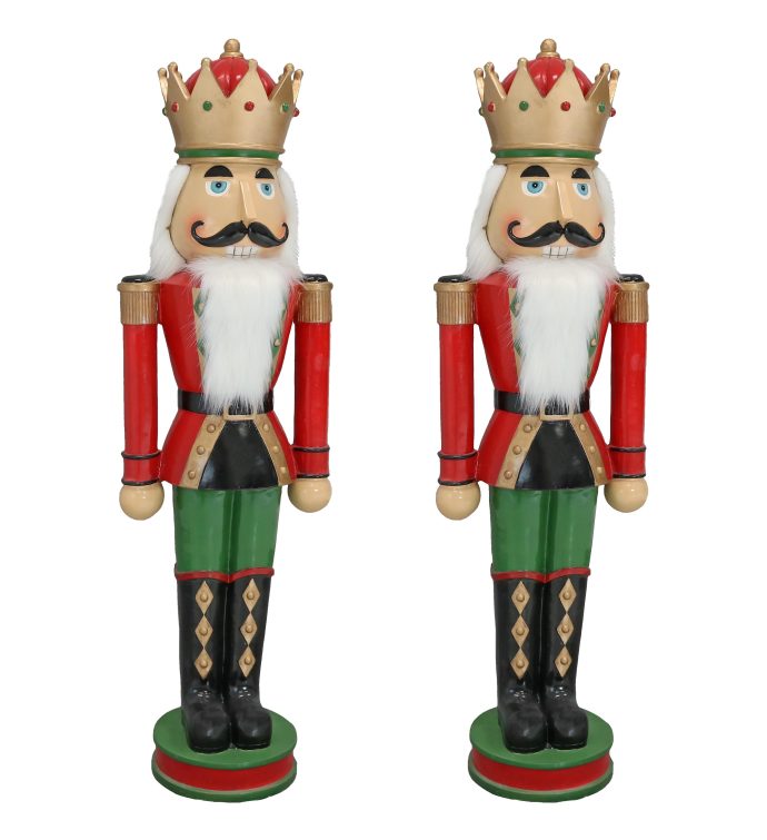 Matthias The Nutcracker Prince   37 inch Christmas Decor   Set Of 2