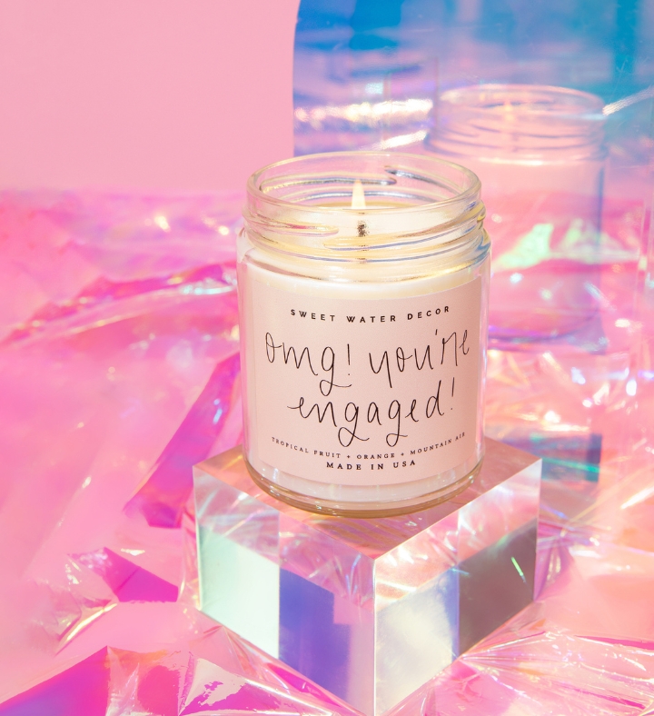 Omg! You're Engaged! Soy Candle 9 Oz