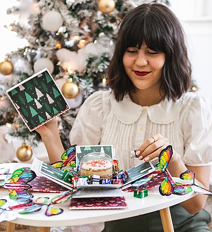 Christmas Explosion Cake Gift Box