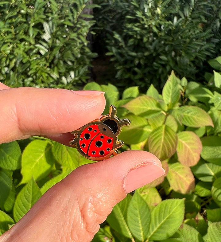 Cute Ladybug Lapel Pin