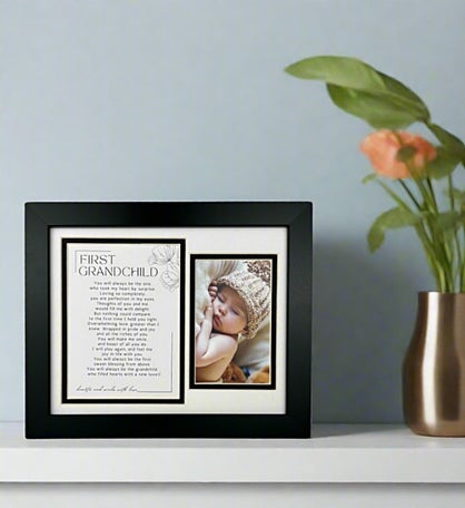 New Grandparent Gift: First Grandchild Frame