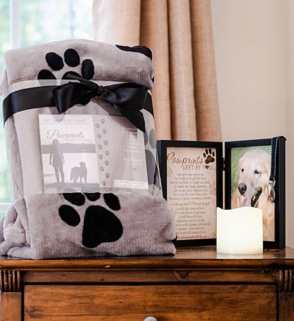 Pawprints Left By You - Loss Of Dog Or Cat Gift Set