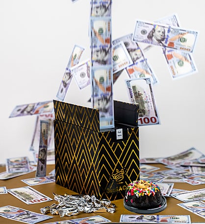 Luxe Billionaire Gift Box W/ Cake