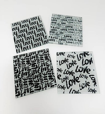 All The Love Coaster Set