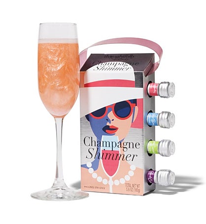 Champagne Shimmer Gift Set, Pack of 4