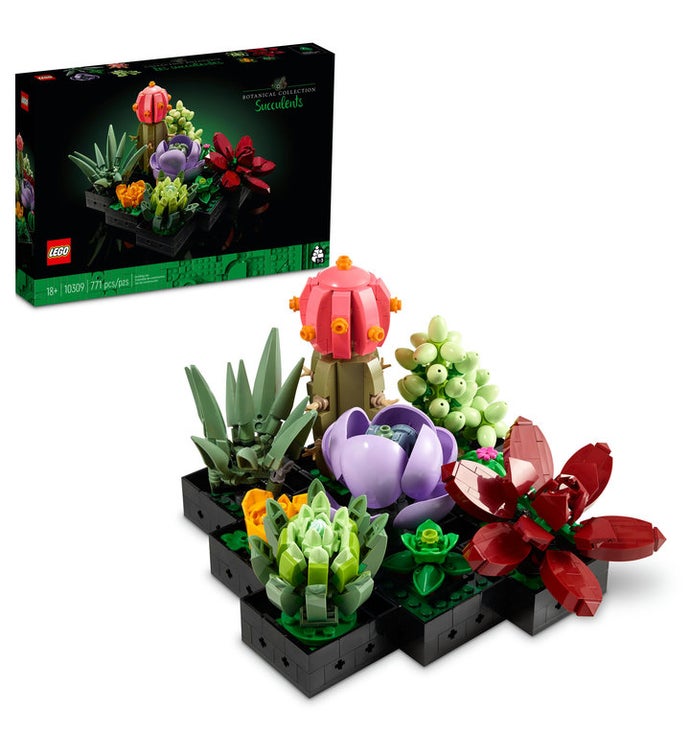 LEGO Succulents 10309 Plant Decor Building Kit 771 Pieces