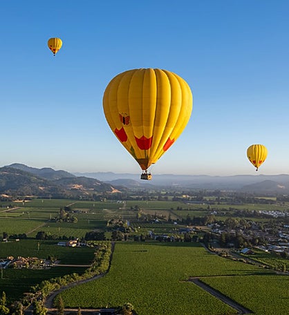 Napa Valley Hot Air Balloon Ride For Two - San Francisco
