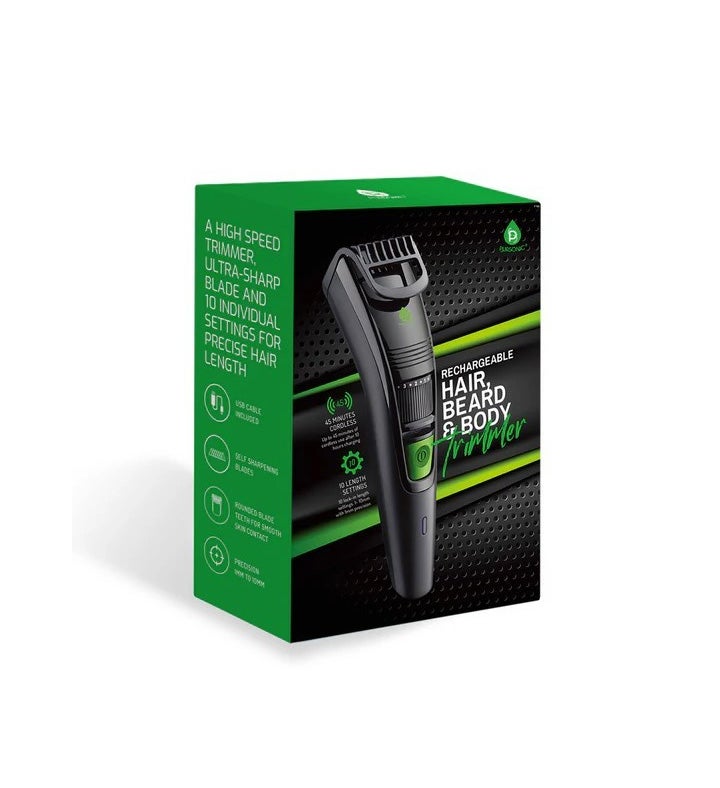 Pursonic Rechargeable Beard And Body Trimmer
